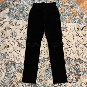Hollister Black Wide Leg Jeans